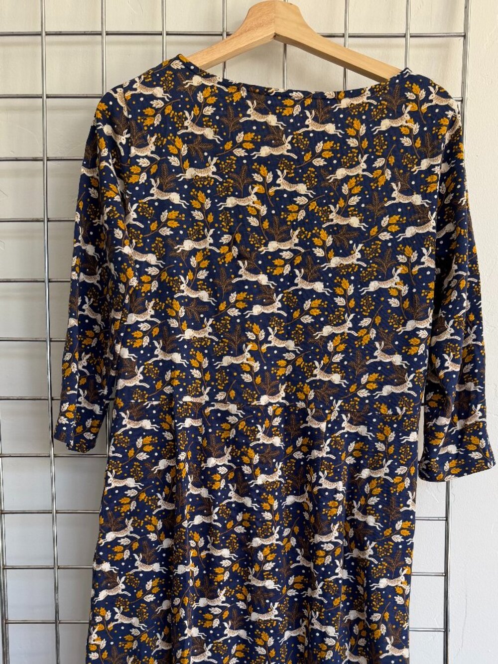 Boden Midi Dress with Rabbit Pattern - Picture 1 of 4